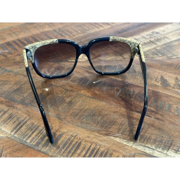 Emmanuelle Khanh B Robinson Vintage 80’s  Sunglasses Snakeskin 8080